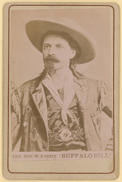 William F. Cody, Buffalo Bill von English Photographer